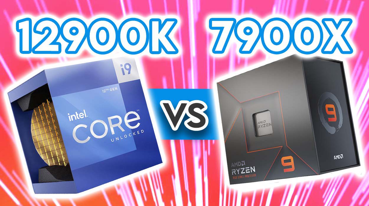 Intel Core i9 12900K vs Ryzen 9 7900X