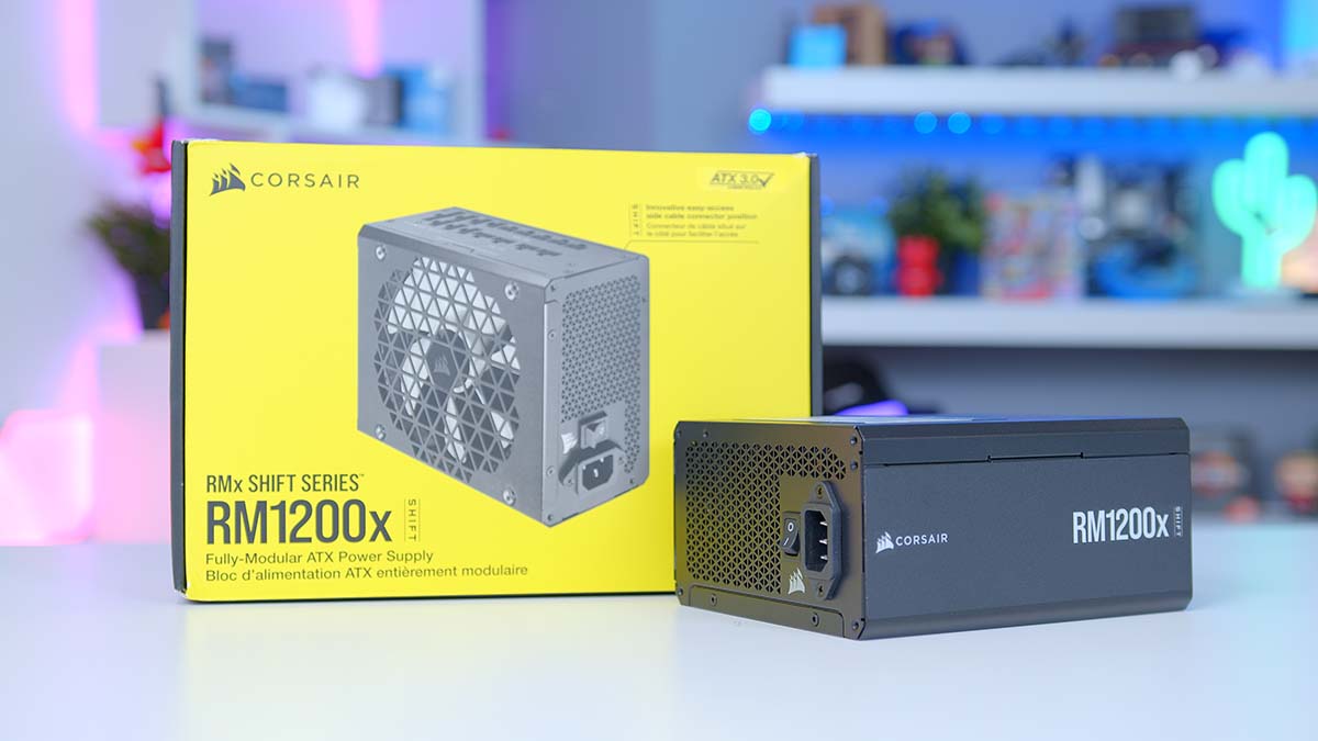 Corsair RM1200x SHIFT Power Supply – Sideways Cables! -